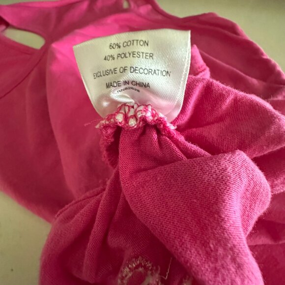 Southpole Womens Pink Sleeveless Racerback Tank Top With Lace & Sequins Accents - Picture 3 of 7